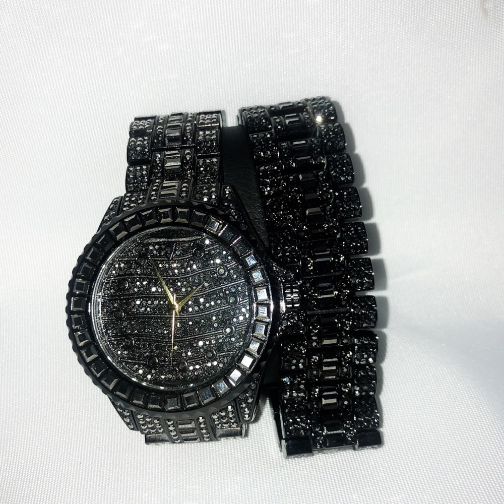 Iced Out Men’s Watch & Band Set